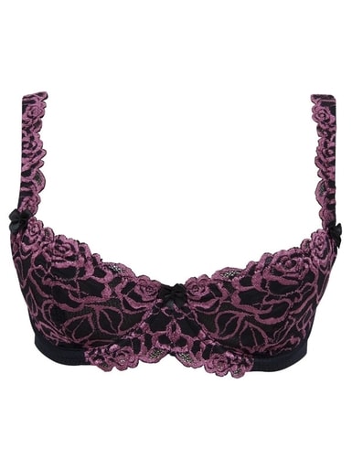 Vyztužená podprsenka s kosticí CHANGE Florence Padded Black Rose Vyztužená podprsenka s kosticí CHANGE Florence Padded Black Rose